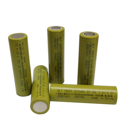 3.6 볼트 18650 2200 mah 최고 재충전이 가능한 리튬 이온 배터리 대용량