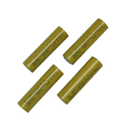 고전력 2200 mah 18650 배터리 3.6 볼트 리튬 이온 전지 500 사이클