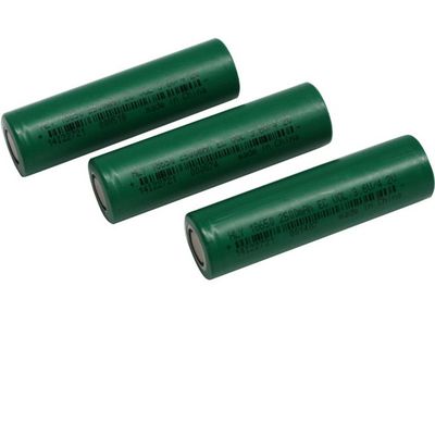 전기 자동차를 위한 NCM 원통 3.7V 2500Mah 18650 리튬 이온 전지 셀