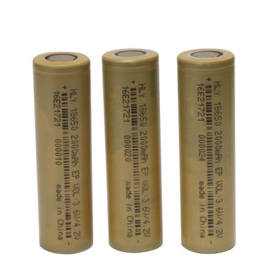 높은 비율 3.6 Ｖ 리튬 500은 전동 공구를 위한 2000 mah 18650 베터리 셀을 순환시킵니다