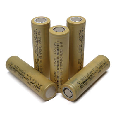2000 mah 18650 충전식 리튬 이온 바테리 전지 500 번 높은 비율
