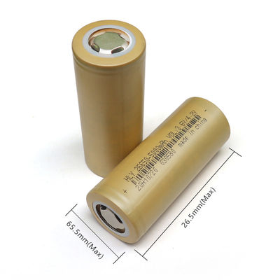 CE NCM 리튬 이온 전지 5000mAh 26650 고출력 밀도 리튬 이온 전지
