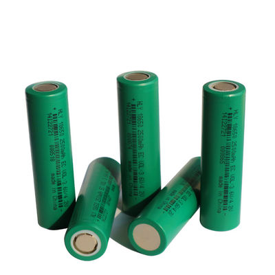 재충전이 가능한 NCM 18650 3.6 볼트 리튬 이온 전지 셀 2500MAh 대용량