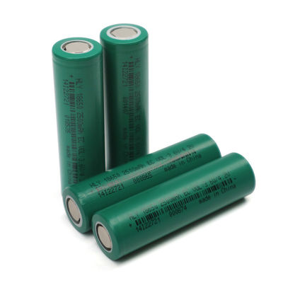 작은 18650 3.6 사이즈 볼트 18650 배터리 2500 mah 리튬 이온 전지 FCC