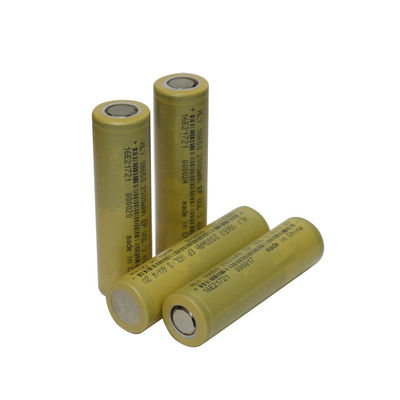 KC 18650 원통 충전식 리튬 이온 바테리고 에너지 밀도 3.6V 2000mAh