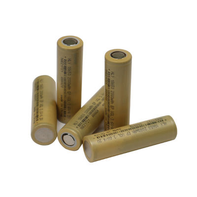 전동 공구를 위한 원통 높은 비율 재충전이 가능한 리튬 이온 배터리 2000mAh 18650 로에스