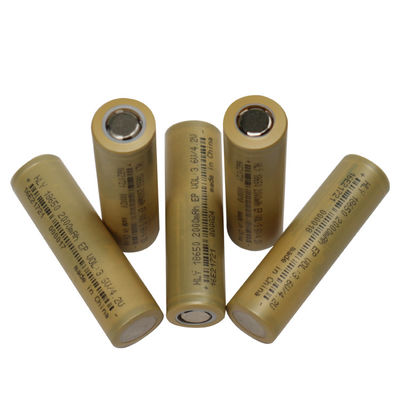 원통 리튬 이온 18650 전지 3.6 Ｖ 2000 mah 충전지 FCC