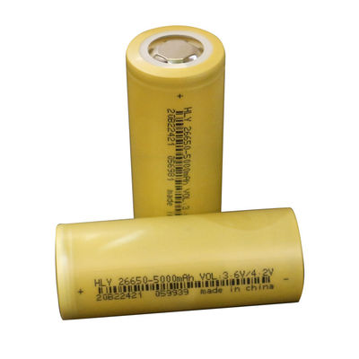 폴리머 리튬 재충전이 가능한 리튬 이온 배터리 전지 5000mAh 26650 3.6v