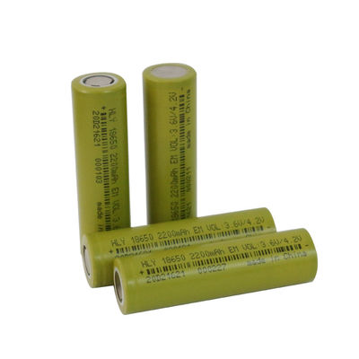 가벼운 재충전이 가능한 리튬 이온 2200 mah 18650 베터리 셀 UN38.3 HLY