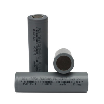 전기적 스쿠터를 위한 딥 사이클 리튬 18650 3.7 볼트 2600 mah 충전지