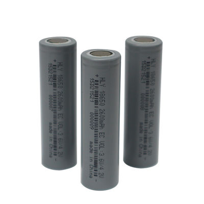 HLY 리튬 이온 전지 셀 2600 mah 18650 배터리 3.6V 재충전이 가능한 BIS