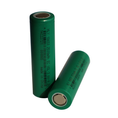 전기적 자전거 / 스쿠터를 위한 NCM 3.6V 2500 mah 18650 베터리 셀