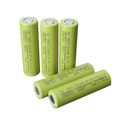 EV를 위한 높은 보호 재충전이 가능한 2200 mah 18650 베터리 셀 3.6V