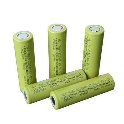 EV를 위한 높은 보호 재충전이 가능한 2200 mah 18650 베터리 셀 3.6V