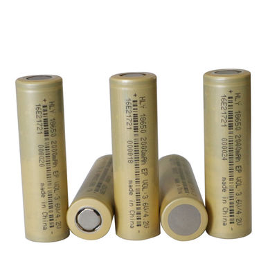 정원용기구를 위한 고에너지 밀도 18650 리튬 이온 전지 3.6V 2000mAh