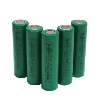 18650 3.6 볼트 2500 mah 리튬 이온 배터리 충전식 리튬 셀 UN38.3