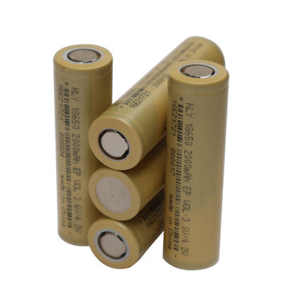가전제품 업체 / 에아이크를 위한 18650 3.6 볼트 2000mAh 재충전이 가능한 태양 전지 셀