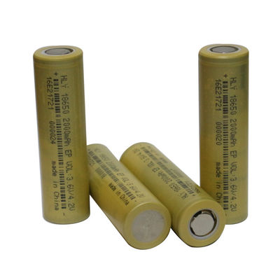 태양 광선을 위한 높은 비율 3.6V 2000mAh 18650 대체 충전지