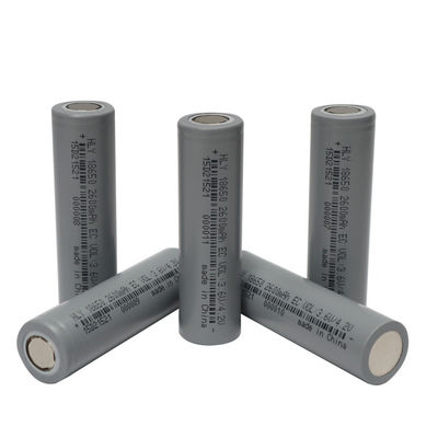 재충전이 가능한 고전력 원통 Li 이온 2600 mah 18650 배터리