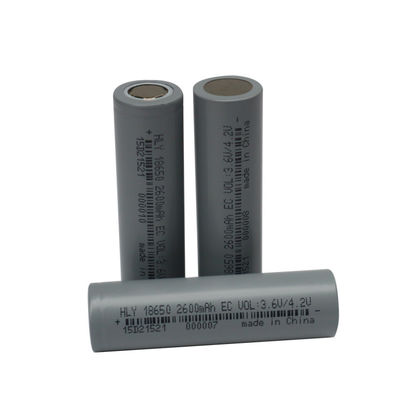 CE 3.6V고 드레인 18650 충전지 리튬 이온 전지 2600 mah