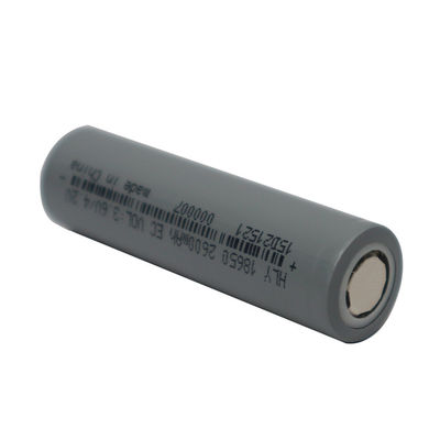 CE 3.6V고 드레인 18650 충전지 리튬 이온 전지 2600 mah