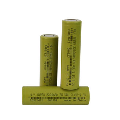 높은 안전 18650 2200 mah 배터리 500 번 원통형 리튬 전지 0.5C
