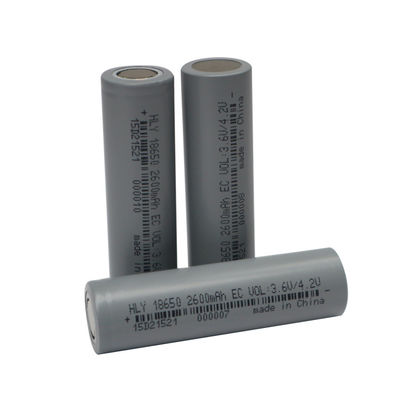 에너지 저장을 위한 고전력 3.6V 리튬 이온 전지 셀 2600 mah 18650
