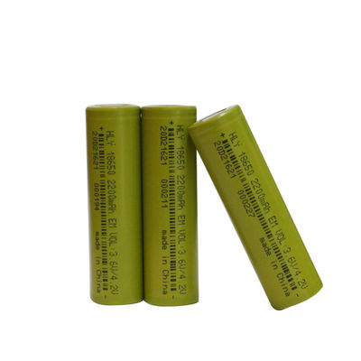 FCC 18650 재충전이 가능한 2200mAh 리튬 이온 전지 높은 방전 속도
