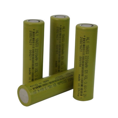 500 사이클 18650 리튬 배터리 2200 mah 3.7 Ｖ 재충전 전지 높은 비율